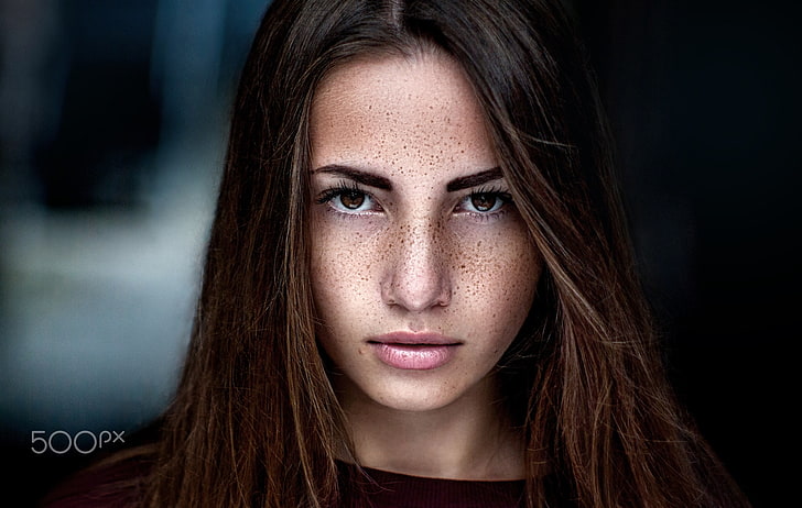 Alina Batrak, Yuri Leo, women, model, long hair, brown eyes, HD wallpaper