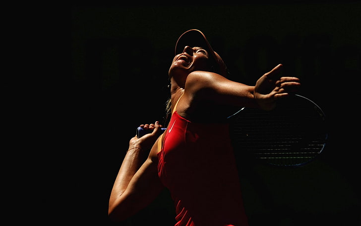 Maria Sharapova, tennis, athletes, sport , women, studio shot, HD wallpaper