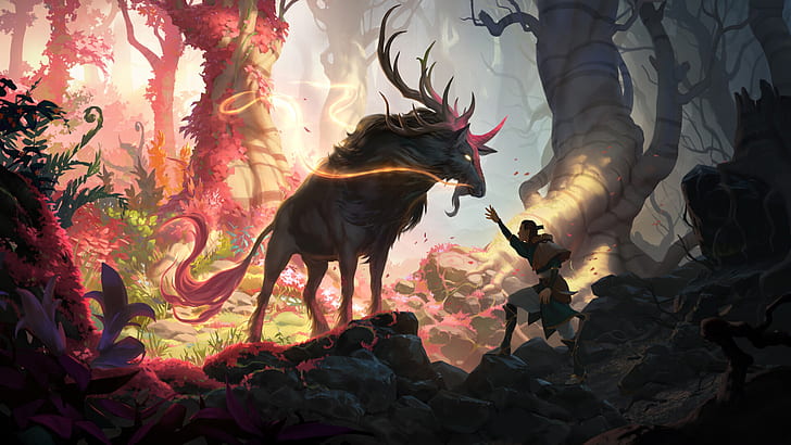 Video Game, Legends of Runeterra, Creature, Forest, HD wallpaper
