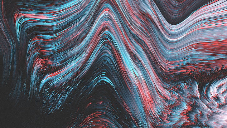 colorful, abstract, pixel sorting, simple, lines, Aeforia, HD wallpaper