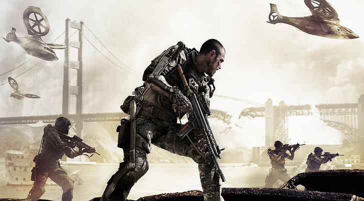 Call of Duty Advanced Warfare, Call of Duty digital wallpaper, HD wallpaper
