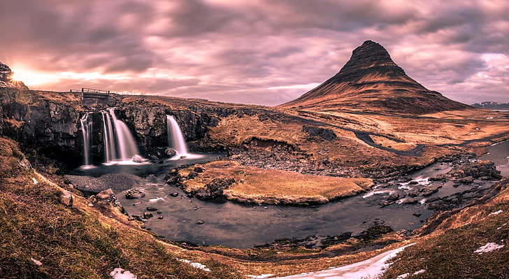 Kirkjufell mountain, Iceland, Game of Thrones, Europe, Travel, HD wallpaper