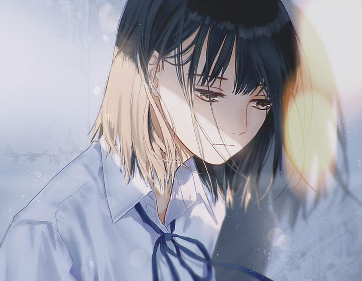 Anime Girl Sad Wallpaper Hd gambar ke 18