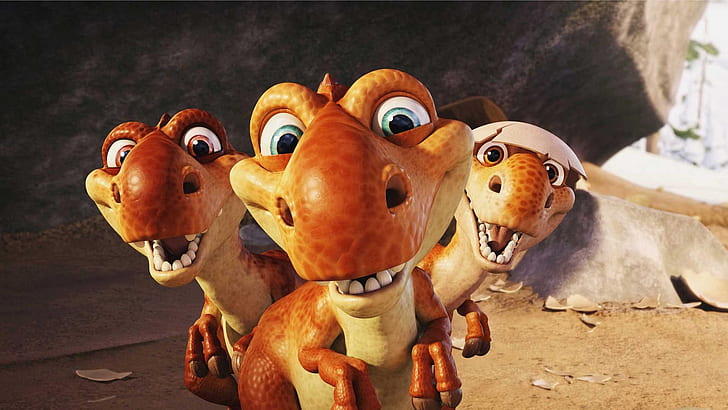 Ice Age – Dino Babies HD, baby, dinosaur, HD wallpaper