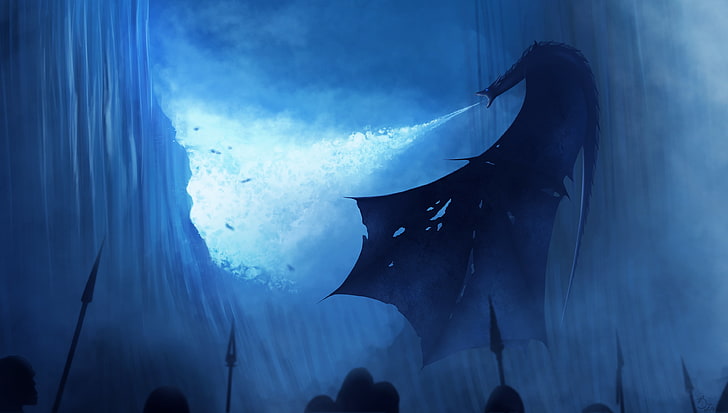 dragon illustration, A Song of Ice and Fire, Game of Thrones, HD wallpaper