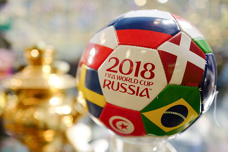 HD wallpaper: 2018 FIFA World Cup Russia, ball, soccer, 5K - Wallpaper ...