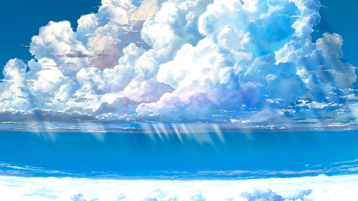Tenki no Ko, Makoto Shinkai, anime, sky, HD wallpaper