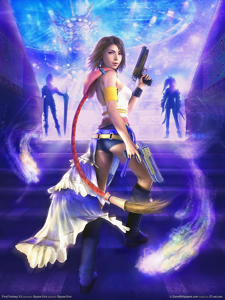 Final Fantasy X-2, Yuna, women, dancing, full length, adult