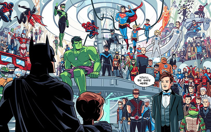 Superheroes HD, comics, HD wallpaper