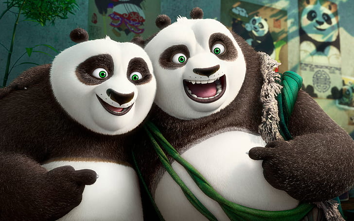 Po Li Kung Fu Panda 3, HD wallpaper
