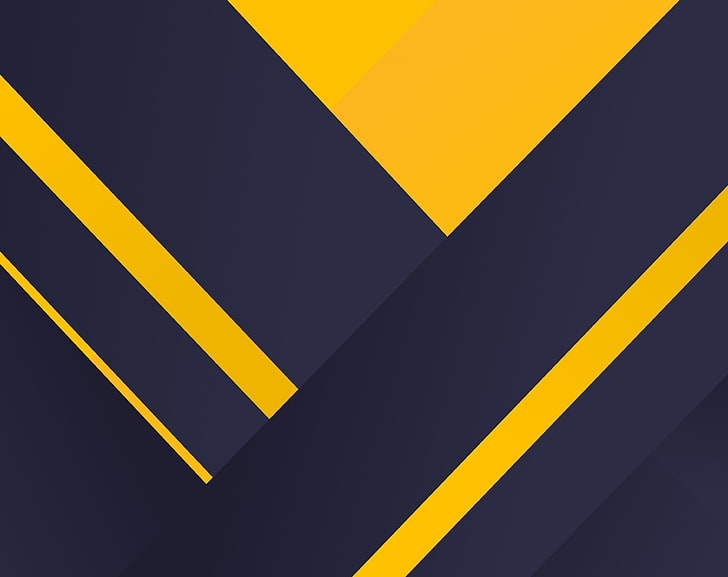 HD wallpaper: Navy Blue and Yellow Shapes, Aero, Vector Art, Lines,  Geometry | Wallpaper Flare