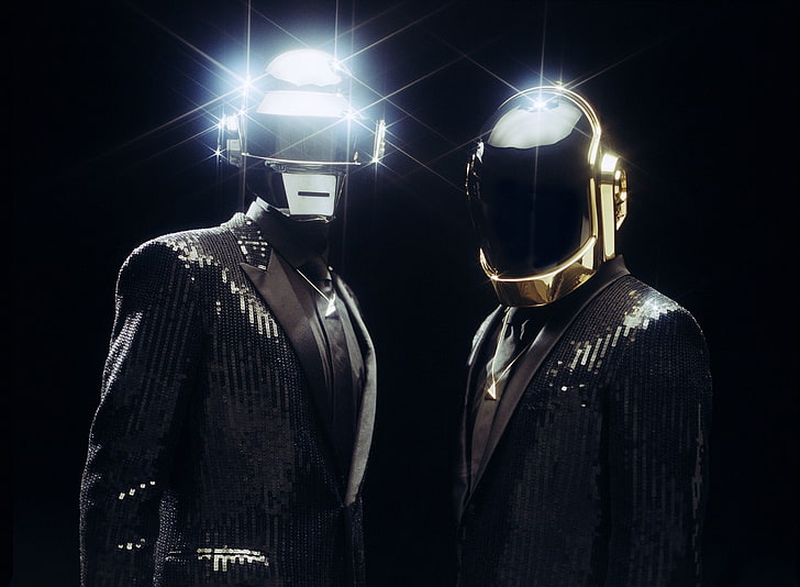 Hd Wallpaper Men S Black Suit Jacket Daft Punk Thomas Bangalter Alive Electronic Wallpaper Flare