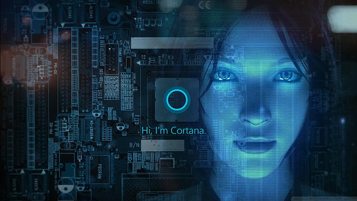 Cortana, Windows 10, Microsoft Windows, technology, video games HD wallpaper