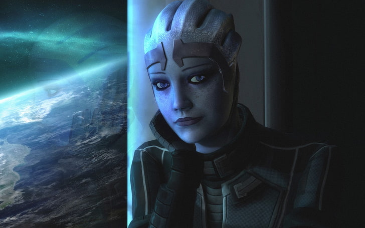 female character illustration, Mass Effect, Mass Effect 2, Mass Effect 3