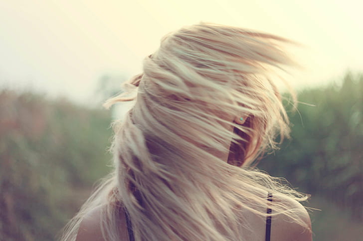 HD wallpaper: blonde, girl, hairs, hairstyle, person, wind, windy, woman |  Wallpaper Flare