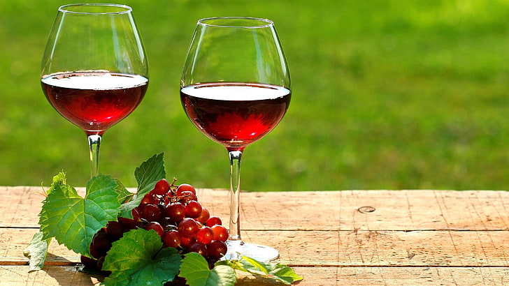 alcohol, wine, beverage, red wine, glass, drink, wineglass, HD wallpaper
