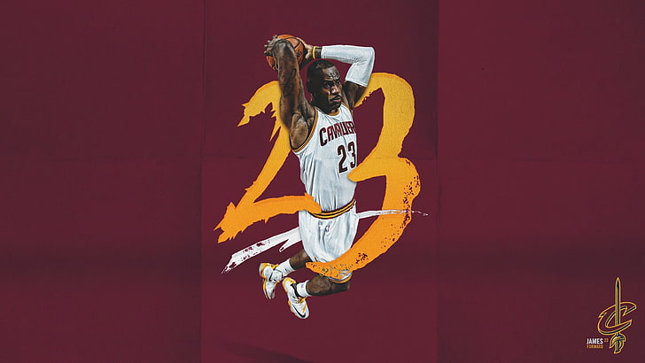 LeBron James NBA 2017 Cleveland Cavaliers Wallpape.., full length, HD wallpaper