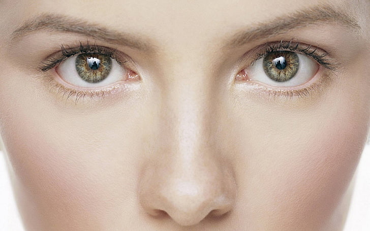 Kate Beckinsale, women, closeup, eyes, actress, human body part, HD wallpaper