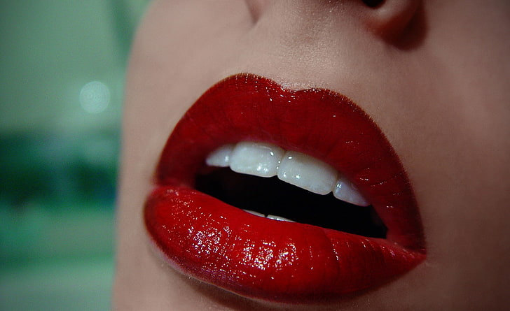 1364x768px | free download | HD wallpaper: Red Lips, women's lips, Girls,  Sexy, human lips, make-up, lipstick | Wallpaper Flare