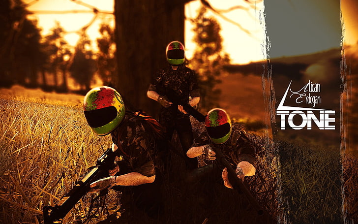 green and red helmet, H1Z1, H1Z1 Just Survive, H1Z1 King Of The Kill