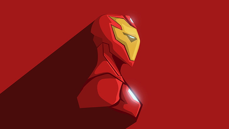 1280x720px | free download | HD wallpaper: Marvel Iron Man illustration,  Minimal, 4K | Wallpaper Flare