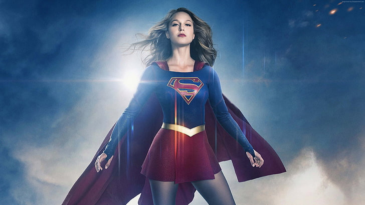 Melissa Benoist, Best TV Series, Supergirl, 2 season, HD wallpaper