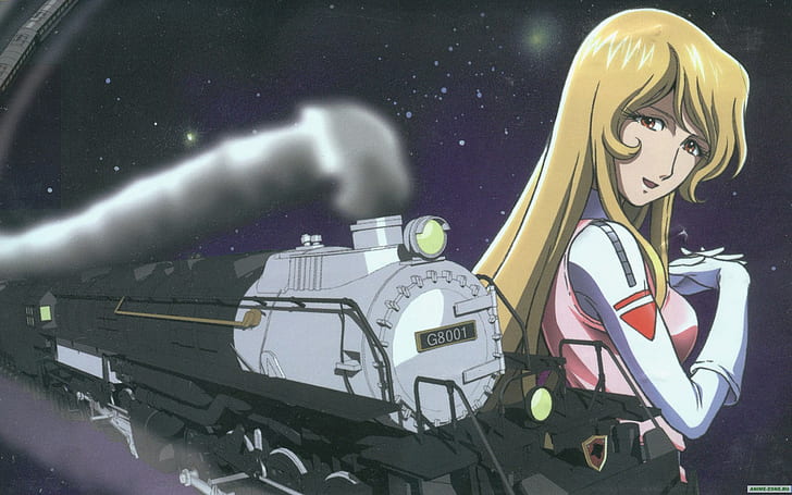 Leiji Matsumoto, Galaxy Railways, train, HD wallpaper