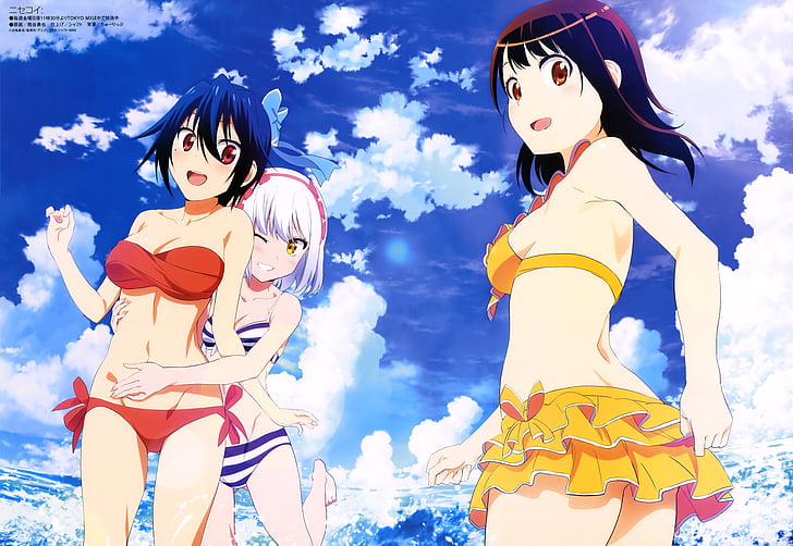Anime, Nisekoi, Kosaki Onodera, Paula McCoy, Seishirou Tsugumi, HD wallpaper