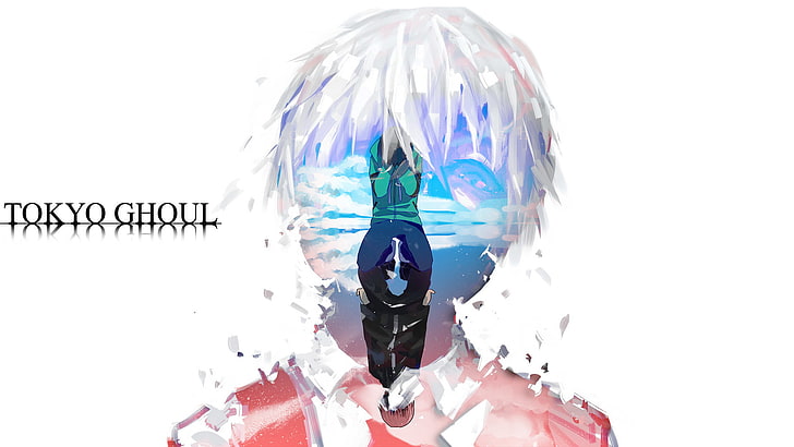 Anime, Tokyo Ghoul, Ken Kaneki, one person, white background, HD wallpaper