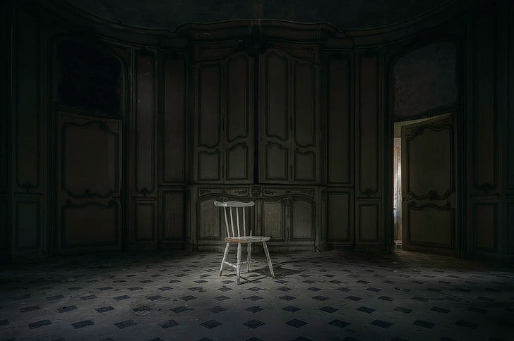 chair, indoors, seat, absence, empty, architecture, no people