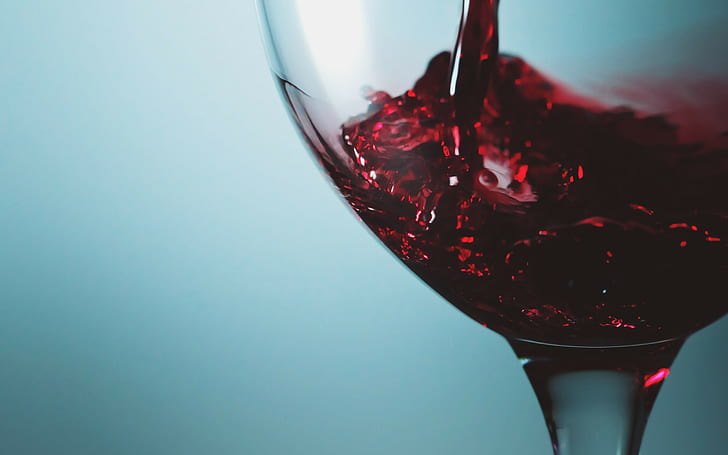 macro, glass, wine