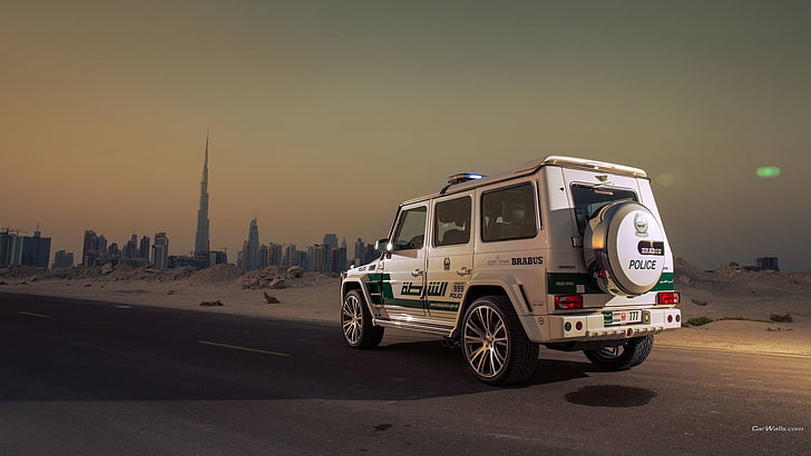 Vehicles, 2013 Brabus B63S 700 Widestar Dubai Police Edition, HD wallpaper