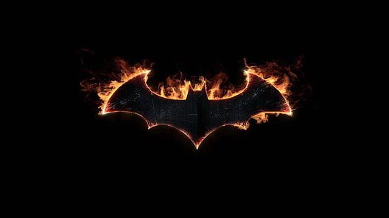 HD wallpaper: batman, sign, symbol, fire, emblem, logo, Batman Arkham  Knight | Wallpaper Flare