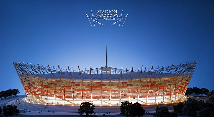 The National Stadium in Warsaw - UEFA Euro 2012, Stadion Narodowy, HD wallpaper