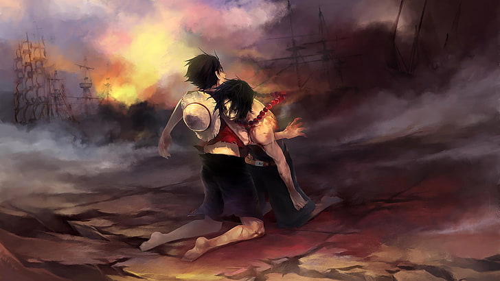 hinhanhonepiece 8  Ace and luffy One piece anime Monkey d luffy