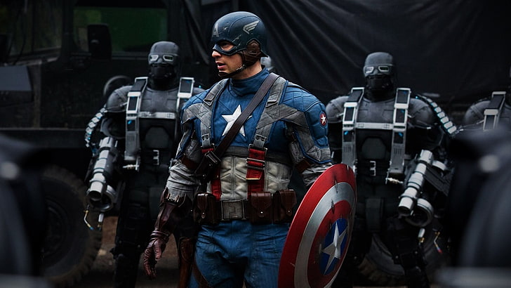 Captain America, movies, Captain America: The First Avenger, Marvel Comics, HD wallpaper