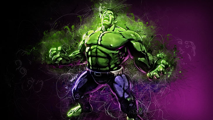 hero, artwork, Hulk, Marvel vs. Capcom 3: Fate of Two Worlds, HD wallpaper