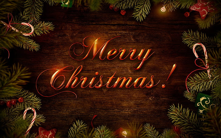Merry Christmas Wish Decoration, background, celebration, HD wallpaper
