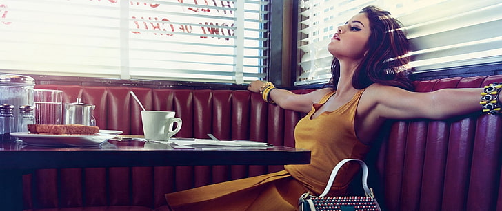 Selena Gomez, actress, armpits, one person, adult, young adult, HD wallpaper