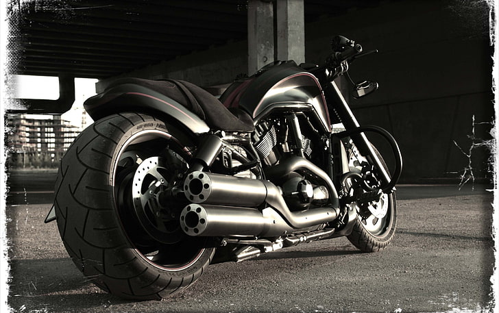 Harley Davidson Vrscdx Night Rod Spe, black cruiser motorcycle, HD wallpaper