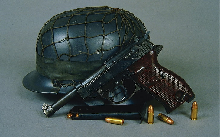 armada, Walther P38, weapon, gun, bullet, ammunition, indoors, HD wallpaper