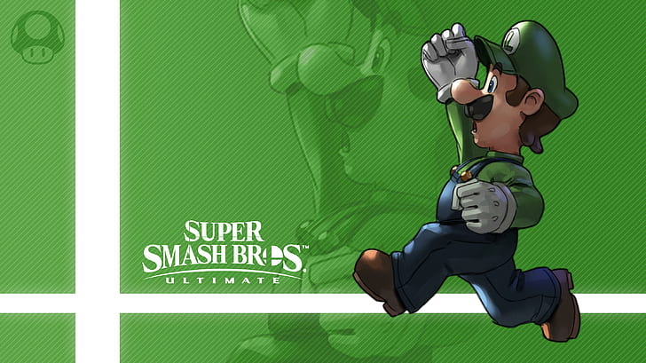 Video Game, Super Smash Bros. Ultimate, Luigi, HD wallpaper