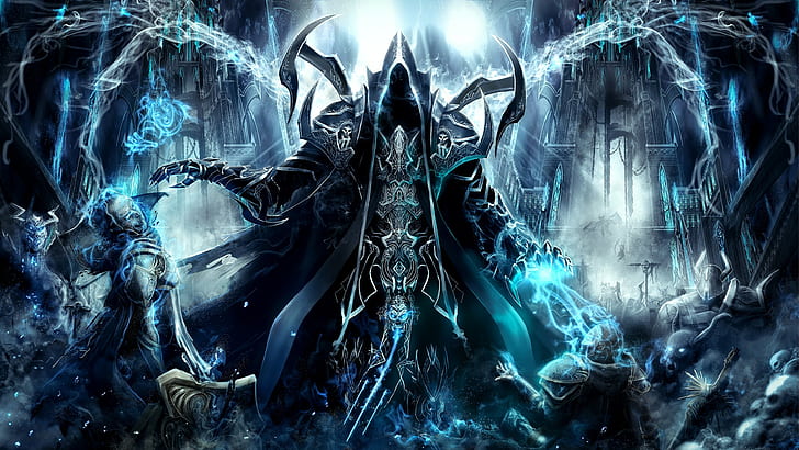 Diablo III wallpaper, Malthael, Diablo 3: Reaper of Souls, video games