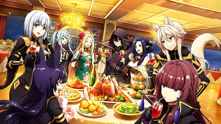 The Eminence in Shadow, anime, anime girls, Shadow Garden, Natsume (Beta), HD wallpaper