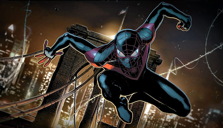 Spider-Man, Miles Morales, Ultimate Spider-Man, HD wallpaper
