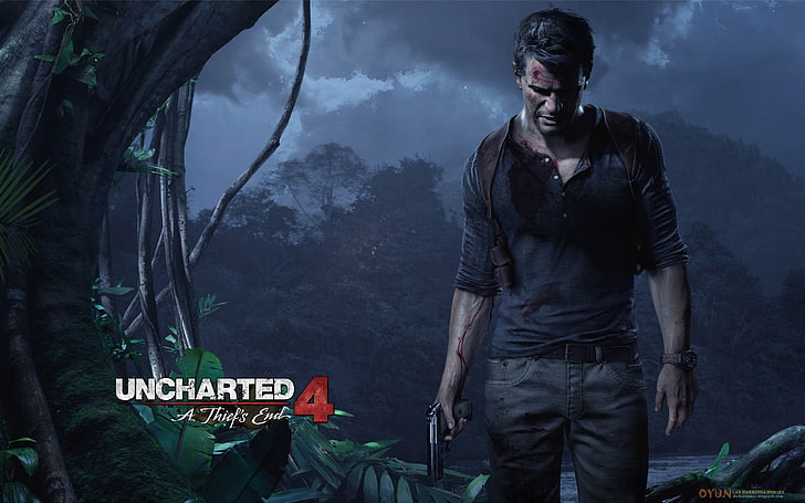 Uncharted A Thief's End 4 case, Uncharted 4: A Thief's End, Nathan Drake, HD wallpaper