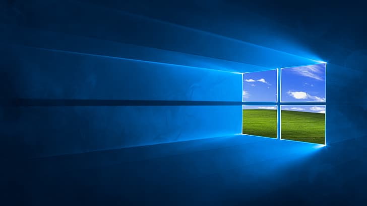 Windows 10, Windows XP HD wallpaper