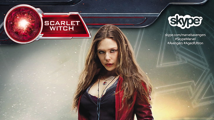 The Avengers, Avengers: Age of Ultron, Elizabeth Olsen, Scarlet Witch, HD wallpaper