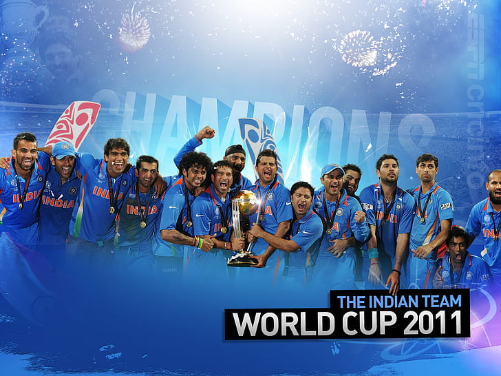 India Team World Cup 2011, HD wallpaper