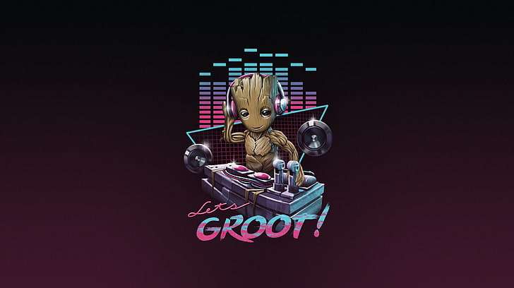 Groot, artwork, Guardians of the Galaxy, Guardians of the Galaxy Vol. 2